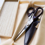 cohana コハナ 漆塗りの関の裁ちばさみ 溜塗り 革製カバー付き 日本製 ステンレス 裁ち鋏 裁縫ばさみ 裁縫道具 手芸道具 かわいい おしゃれ ギフト プレゼント