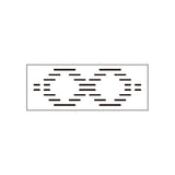 OSCOLABO スタンプ こぎん刺し 細長