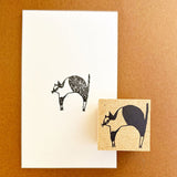 Kinotorico キノトリコ スタンプ シロ猫 ブチ猫 花畑 天使おとこのこ 天使おんなのこ hand シロうさぎ 目玉焼き はんこ かわいい ギフト 手帳 メモ ネコ ねこ