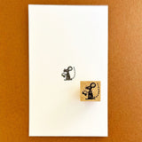 Kinotorico キノトリコ スタンプ ネズミ No.10 はんこ かわいい ギフト 手帳 メモ ねずみ 鼠