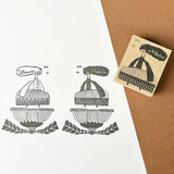 Kinotorico スタンプ キノトリコ Merci beaucoup No.11 メルシーボクゥ ありがとうございます twinklestar No.14 流れ星 はんこ かわいい ギフト 手帳 メモ メッセージスタンプ