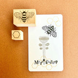 Kinotorico スタンプ キノトリコ No.22 クローバー No.23 ハニカム No.24 CLOWN 三つ葉 六角形 王冠 クラウン はんこ かわいい ギフト 手帳 メモ