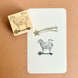 Kinotorico スタンプ キノトリコ No.25 シロひつじ No.26 クロひつじ No.30 特別の日の小鳥 No.31 アヒルparade 羊 鳥 はんこ かわいい ギフト 手帳 メモ