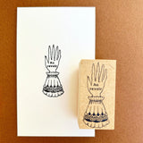 Kinotorico スタンプ キノトリコ No.06 hand No.28 ecrire ハンド 手 レトロ はんこ かわいい ギフト 手帳 メモ