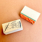 Kinotorico スタンプ キノトリコ No.06 hand No.28 ecrire ハンド 手 レトロ はんこ かわいい ギフト 手帳 メモ