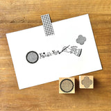 Kinotorico スタンプ キノトリコ No.34 カメ No.36 花模様チェック No.37 花模様ストライプ No.38 雨 No.40 アジサイ No.41 カタチA 梅雨 夏 はんこ かわいい ギフト