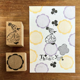 Kinotorico スタンプ キノトリコ No.34 カメ No.36 花模様チェック No.37 花模様ストライプ No.38 雨 No.40 アジサイ No.41 カタチA 梅雨 夏 はんこ かわいい ギフト