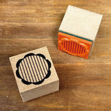 Kinotorico スタンプ キノトリコ No.34 カメ No.36 花模様チェック No.37 花模様ストライプ No.38 雨 No.40 アジサイ No.41 カタチA 梅雨 夏 はんこ かわいい ギフト