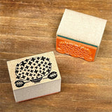 Kinotorico スタンプ キノトリコ No.34 カメ No.36 花模様チェック No.37 花模様ストライプ No.38 雨 No.40 アジサイ No.41 カタチA 梅雨 夏 はんこ かわいい ギフト