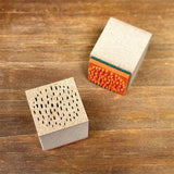 Kinotorico スタンプ キノトリコ No.35 チェック+ No.39 傘 No.42 カタチB はんこ 梅雨 夏 かわいい ギフト 手帳 メモ