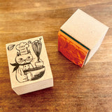 Kinotorico キノトリコ スタンプ ホイップうさぎ ホイップ猫 ウサギ 兎 ねこ ネコ はんこ かわいい ギフト 手帳 メモ