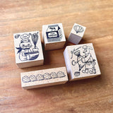 Kinotorico キノトリコ スタンプ ホイップうさぎ ホイップ猫 ウサギ 兎 ねこ ネコ はんこ かわいい ギフト 手帳 メモ