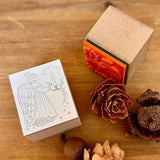 Kinotorico キノトリコ スタンプ Angel swan Angel candleはんこ かわいい おしゃれ クリスマス カード X'mas ギフト 手帳 メモ