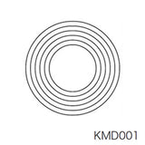 OSCOLABO スタンプ 形×模様 丸