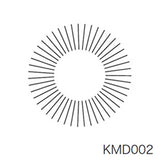 OSCOLABO スタンプ 形×模様 丸