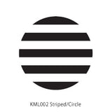 OSCOLABO スタンプ 形×模様 四角と丸