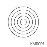 OSCOLABO スタンプ 形×模様 丸