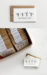 KNOOPWORKS 活版カード 手旗信号