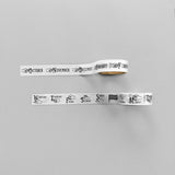 KNOOPWORKS マスキングテープ DAY OF THE WEEK MONTHLY 15mm