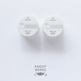 KNOOPWORKS クノープワークス マスキングテープ 25mm 2.5cm 2.5センチ 028_MONTHLY PLANNER 月間 029_WEEKLY PLANNER 週間 マステ