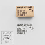 KNOOPWORKS スタンプ HANDLE WITH CARE