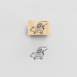 Knoopoporks stamp hands and work stp-06