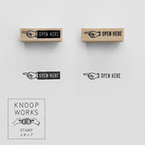 KNOOPWORKS スタンプ OPEN HERE