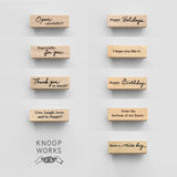 KNOOPWORKS メッセージスタンプ STP-13