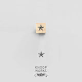 KNOOPWORKS クノープワークス スタンプ STAR 星 はんこ 手帳 カード スタンプ