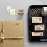 KNOOPWORKS Stamp AIR MAIL / DO NOT BEND / FRAGILE / OPEN HERE / HAND MADE