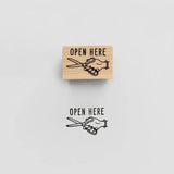 KNOOPWORKS Stamp AIR MAIL / DO NOT BEND / FRAGILE / OPEN HERE / HAND MADE