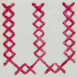 OSCOLABO スタンプ クロスステッチのアルファベット 単品 O to Z