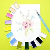 KURETAKE 顔彩耽美 固形顔料パレット