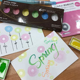 KURETAKE 顔彩耽美 パールカラーズ 6色セット