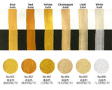 KURETAKE 顔彩耽美 スターリーカラーズ ゴールド 6色セット