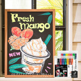 ZIG ポストチョークマーカー ウエットワイプ 6mm 8色セット