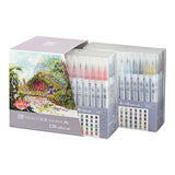 くれたけ 呉竹 ZIG クリーンカラー リアルブラッシュ 120色セット 筆ぺん 水性 カラーペン RB-6000AT/120V KURETAKE カラー筆ペン 毛筆 水彩 120本セット ジグ くれ竹 ギフト プレゼント