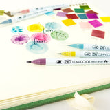 くれたけ 呉竹 ZIG クリーンカラーリアルブラッシュ 30色セットA くすみ系カラー グレイカラー B アースカラー RB-6000AT/30VA RB-6000AT/30VB 毛筆風 マーカー ギフト プレゼント