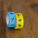 倉敷意匠 classiky マスキングテープ 2巻パック ナンシー関 側転 20mm