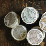 倉敷意匠 classiky マスキングテープ 絵と木工のトリノコ もり 1巻パック 18mm