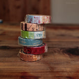 倉敷意匠 classiky マスキングテープ 井上陽子 グラフィティ 1巻パック 15mm