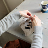 倉敷意匠 classiky 菅原 しおん sennokoto リネンの刺繍お弁当包み