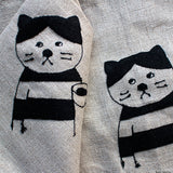 倉敷意匠 classiky 菅原 しおん sennokoto リネンの刺繍お弁当包み