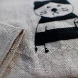 倉敷意匠 classiky 菅原 しおん sennokoto リネンの刺繍お弁当バッグ