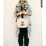 倉敷意匠 classiky 菅原 しおん sennokoto リネンの刺繍お弁当バッグ