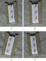 倉敷意匠 classiky イニシャルテープ A〜M