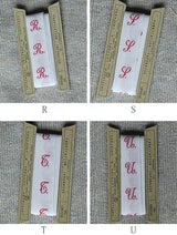 倉敷意匠 classiky イニシャルテープ N〜Z