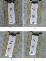 倉敷意匠 classiky イニシャルテープ N〜Z