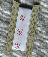 倉敷意匠 classiky イニシャルテープ N〜Z