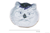 倉敷意匠 classiky 猫の陽刻豆皿